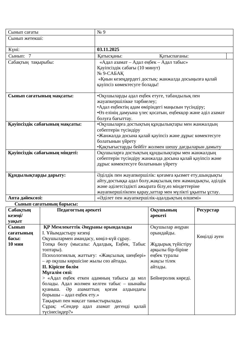 7сынып Қ.М.Ж. 03.11.25ж.Ж.Асылбекқызы