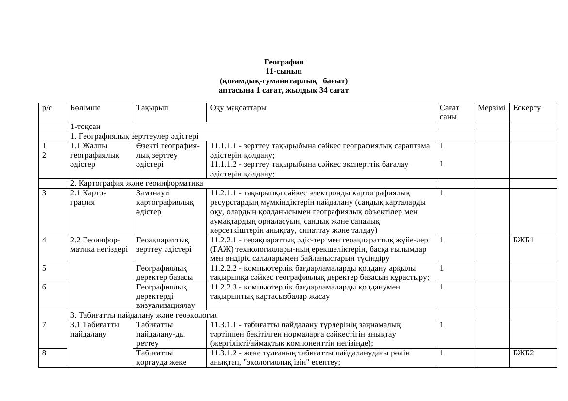 География 10-11ктп