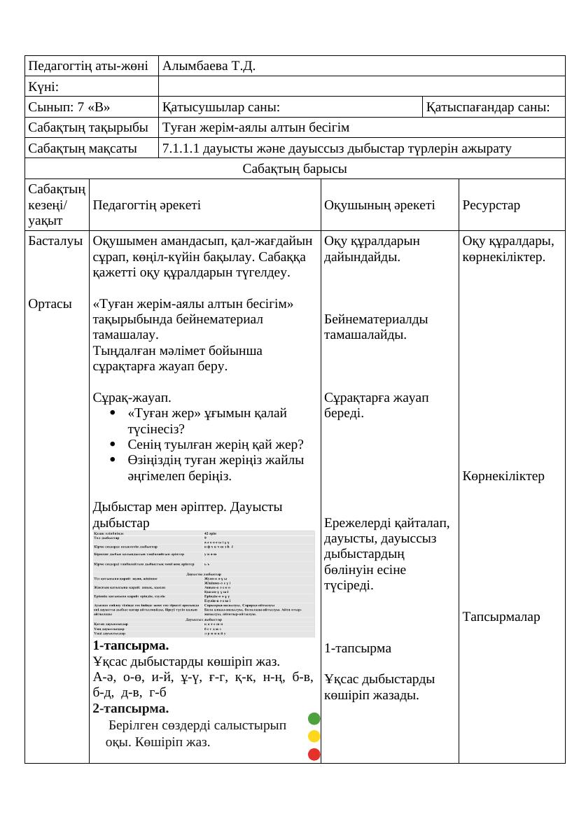 ҚМЖ қазақ тілі үйден оқыту 7 В