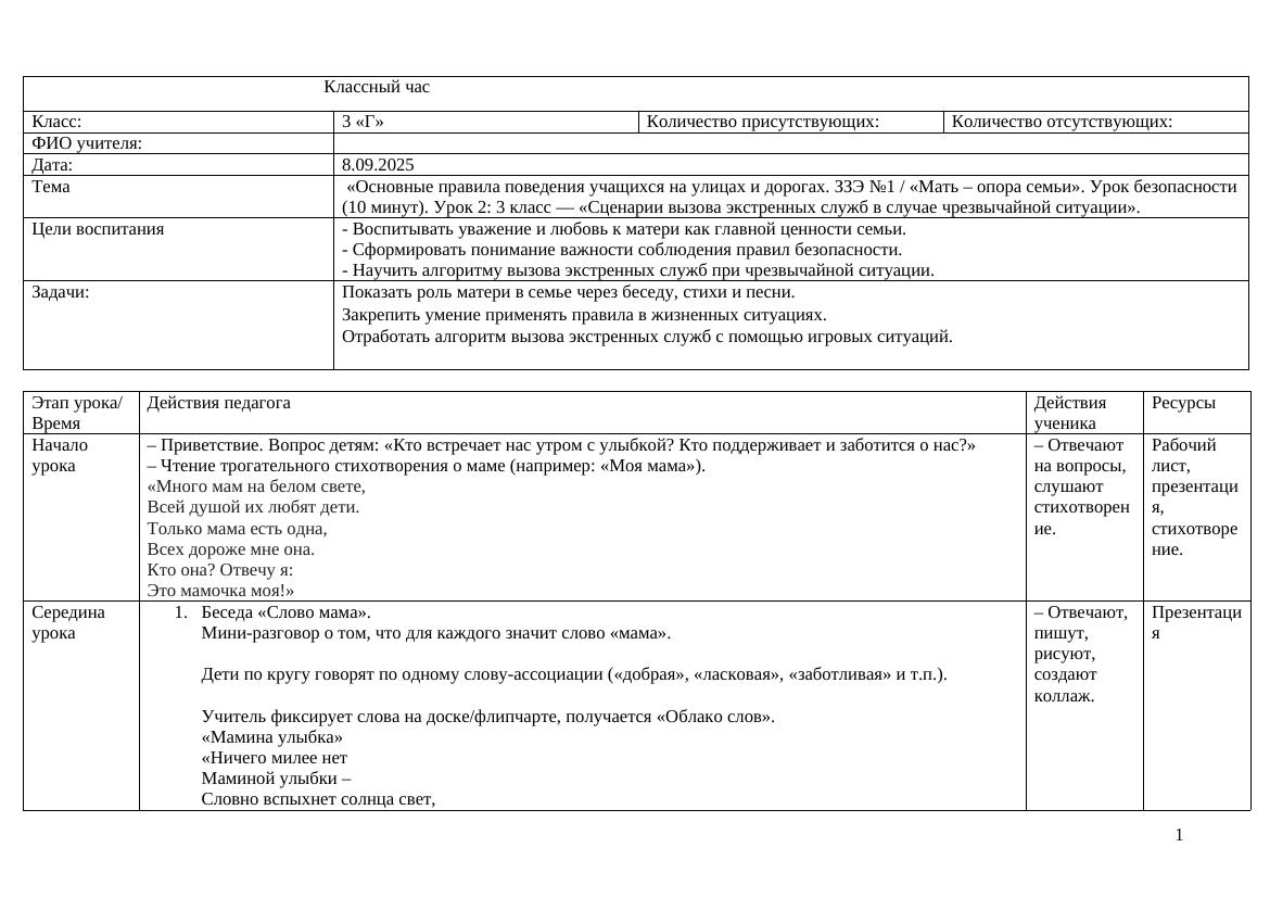Мать-опора семьи
