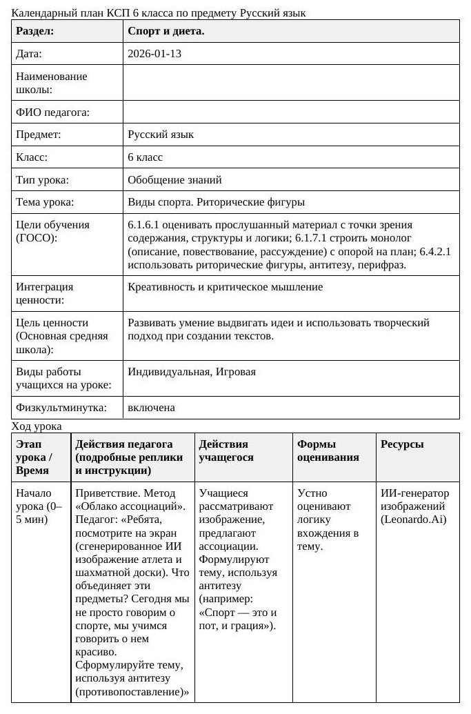 Русский язык 6класс 3 четверть Виды спорта Склонение местоимений