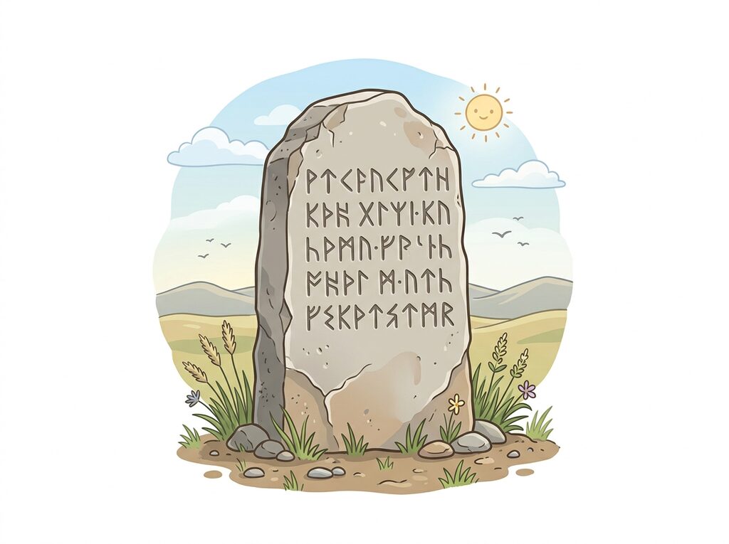Орхон-Енисей жазуы ойылған тас ескерткіш